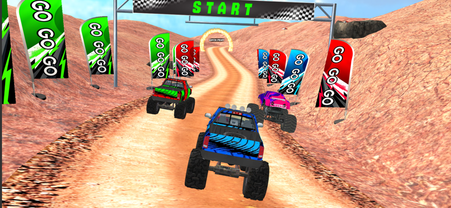 Real Monster Truck Racing Game游戏截图