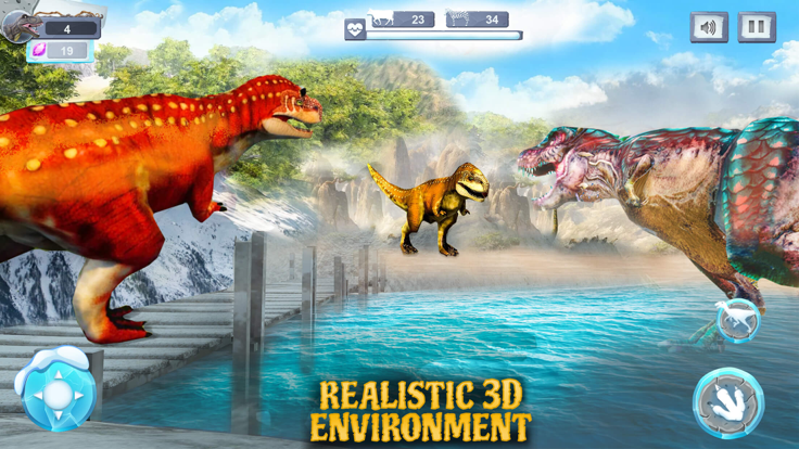 恐龙动物战斗模拟器游戏截图