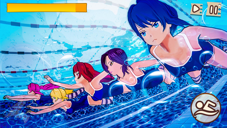 日本动漫 高的 学校 女孩 人生游戏截图