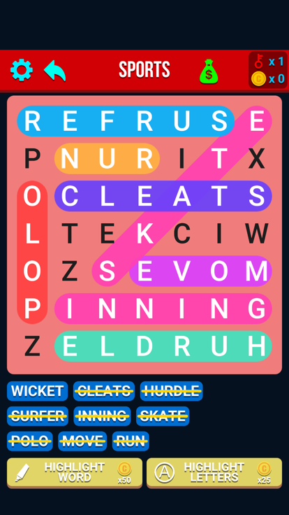 Word Hunt: Word Puzzle Game游戏截图
