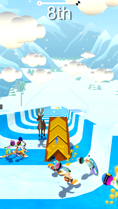 Snowslide: Snow Running游戏截图