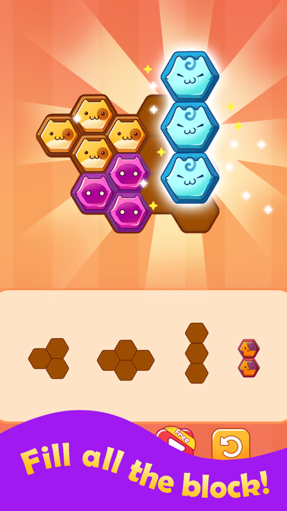 Hexa Puzzle Tangram Game游戏截图