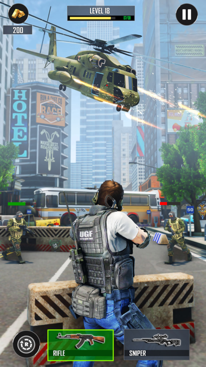 Commando Action Shooting Games游戏截图