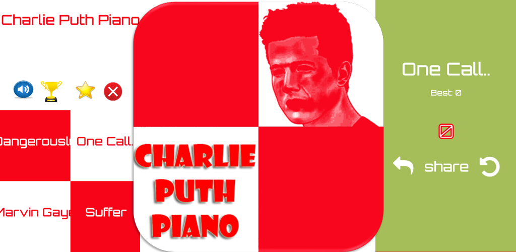 Charlie Puth Piano Tiles游戏截图