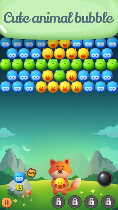 Animal Bubble Shoot游戏截图