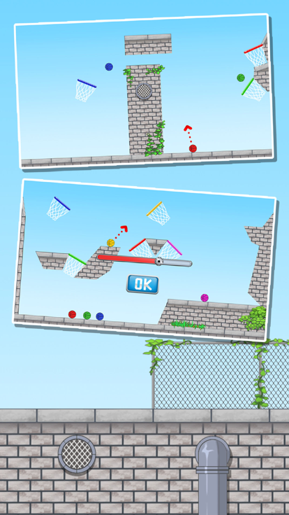 篮球物理投篮高手-益智投篮关卡游戏游戏截图