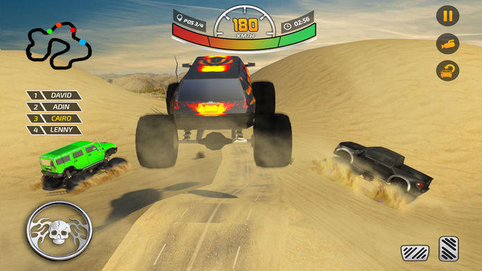 怪物卡车污垢竞速PRO 4x4 的越野传说游戏截图