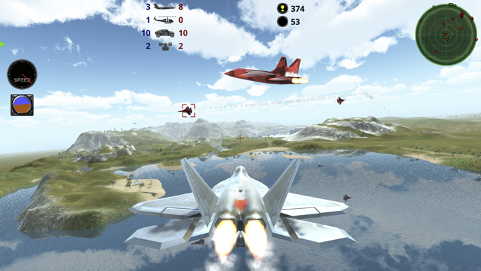 Fighter 3D - Air combat game游戏截图