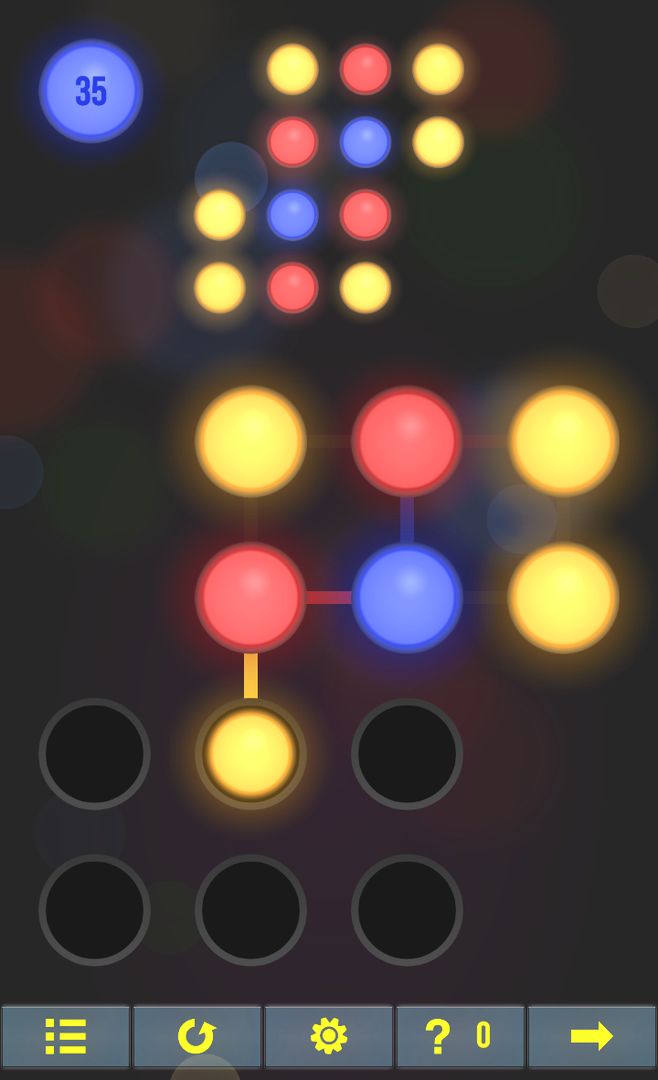 Screenshot of Neon Hack: Pattern Lock Game