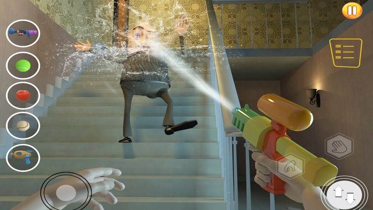 Crazy Spooky Neighbor Spy Game游戏截图