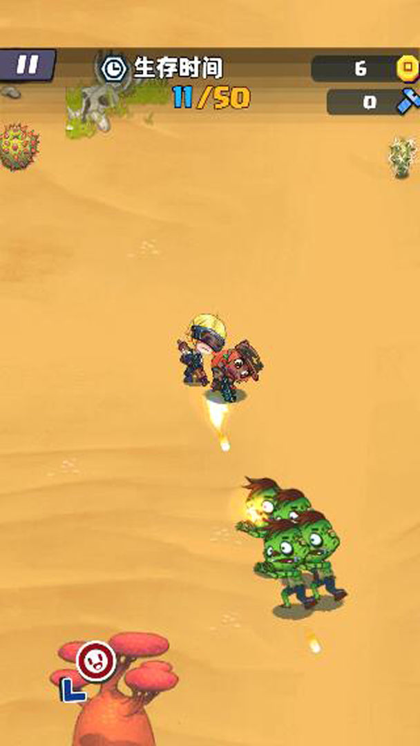 战斗女武神打僵尸游戏截图