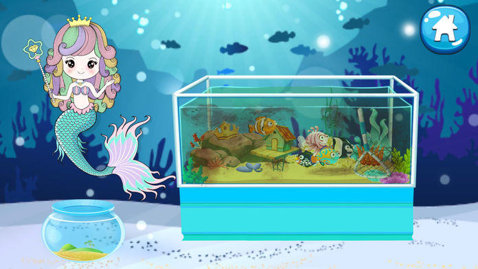 Mermaid Princess Aquarium游戏截图