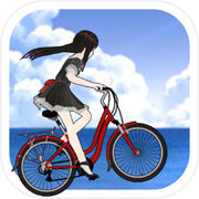 单车少女-阳光海滩icon