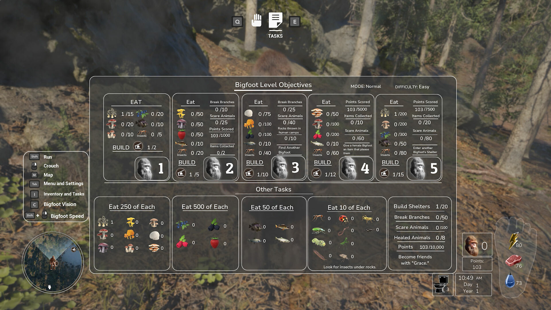 Bigfoot Life游戏截图