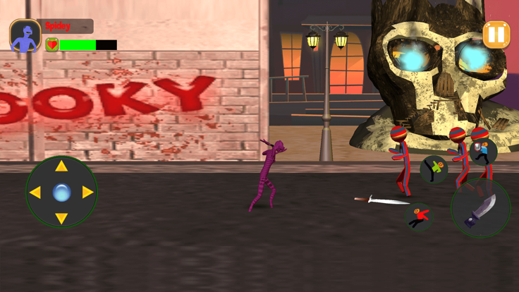 Stickman Ninja - Horror Fight游戏截图
