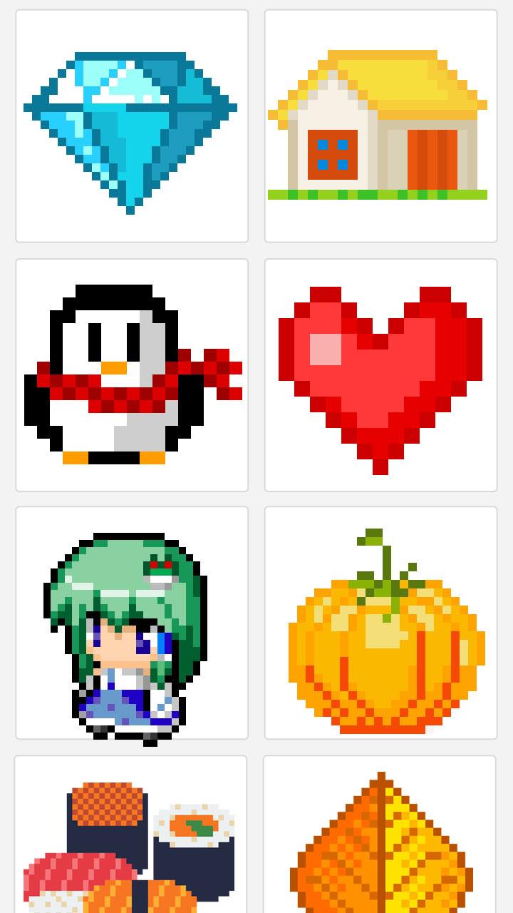 Pixel Art Coloring By Numbers - Gallery of Arts and Crafts