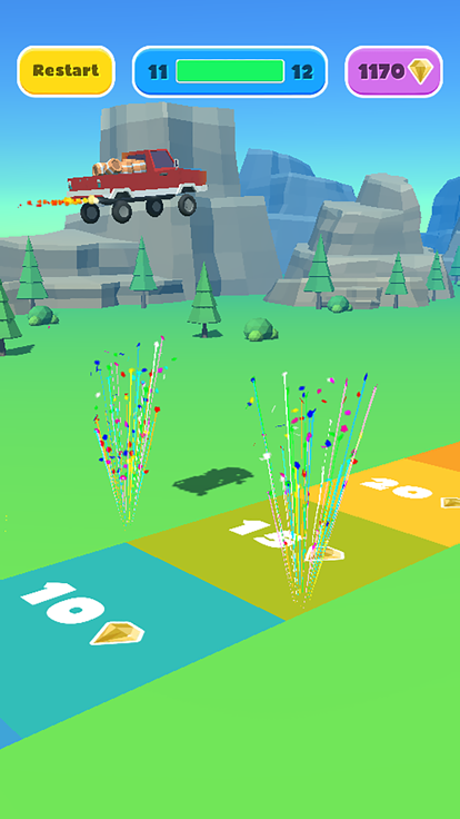 Flying Hills: Drive Master游戏截图