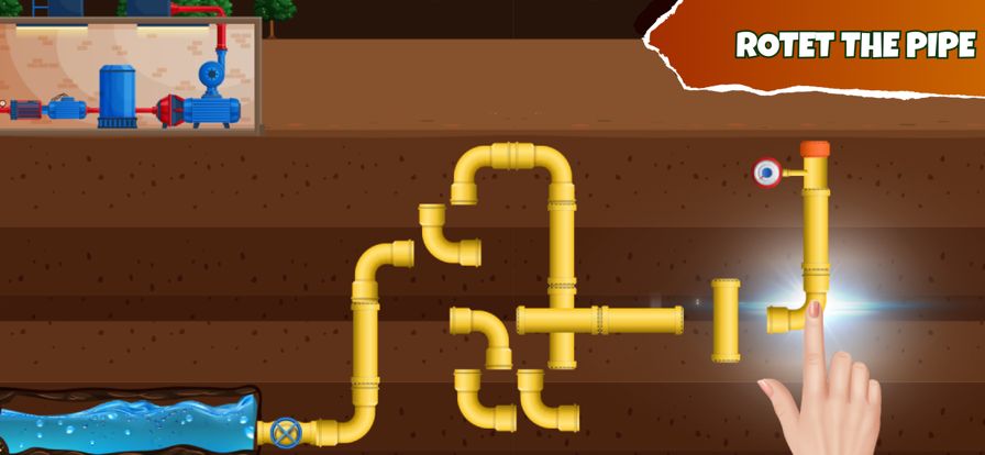 Water Flow Pipe Connect Puzzle游戏截图