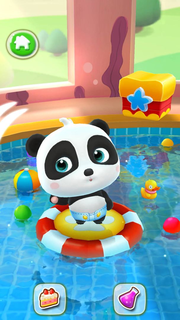 Screenshot of Talking Baby Panda - Kids Game