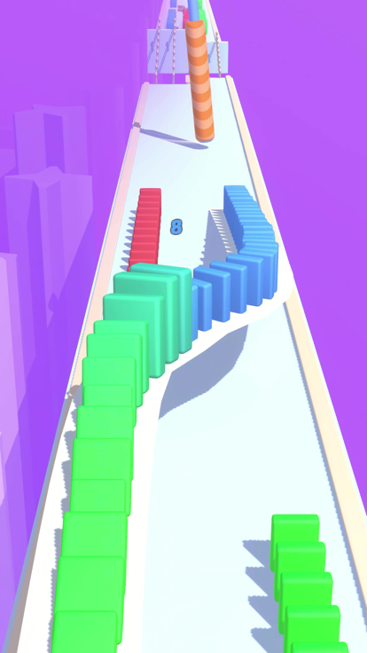Domino Run 3D游戏截图