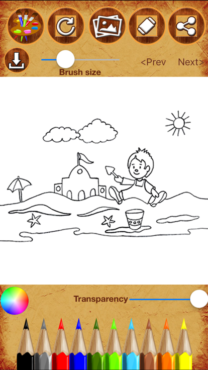Kids coloring & drawing Book游戏截图