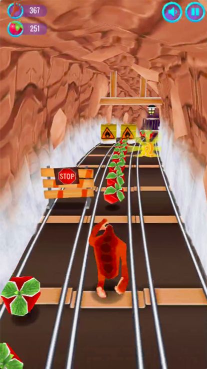 熊老大快跑:跑酷游戏之无尽冒险挑战游戏截图