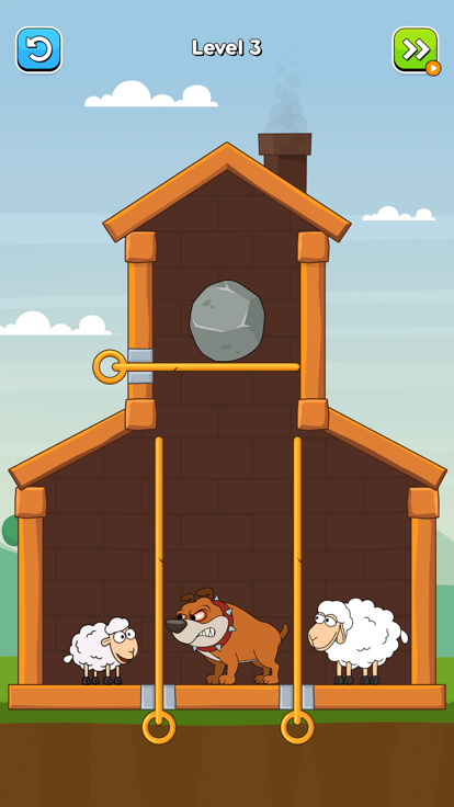 Hero Sheep-Pin Pull Save Sheep游戏截图