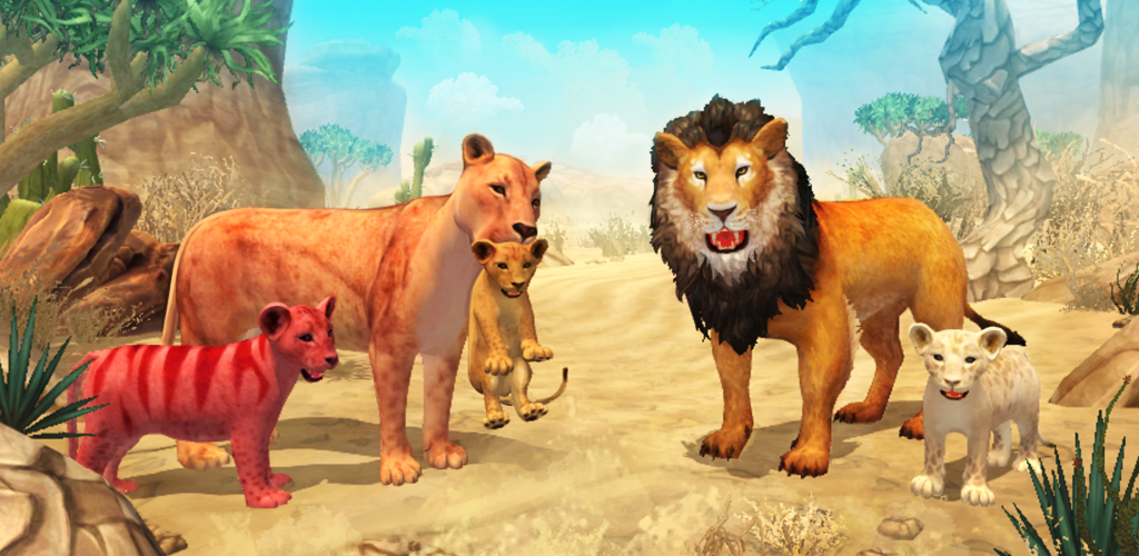Lion Family Sim Online游戏截图