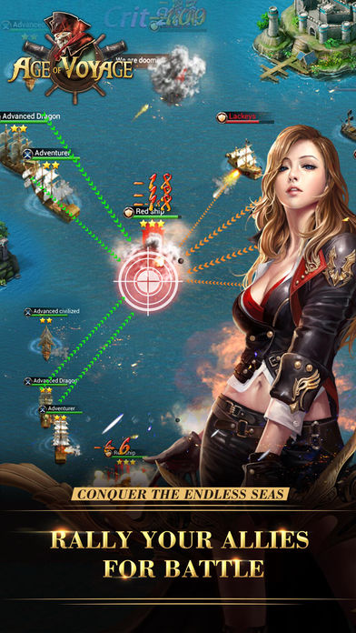 Age of Voyage - multiplayer online naval battle游戏截图