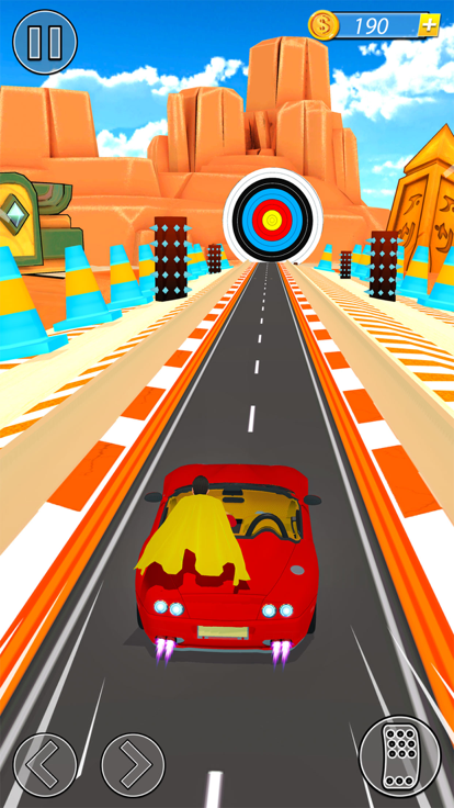 Superhero Car Driving School游戏截图