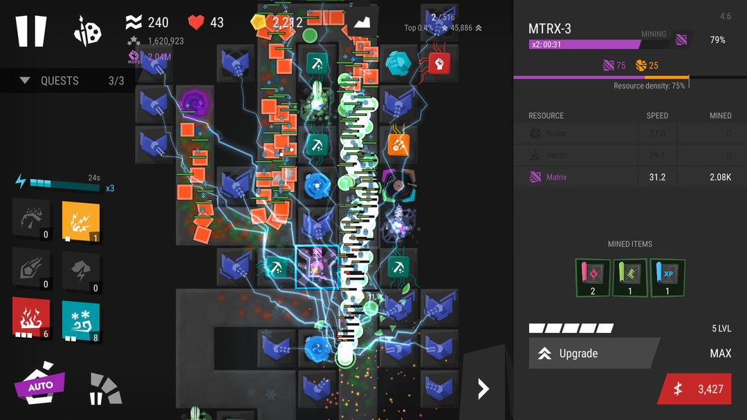 Infinitode 2 - Infinite Tower Defense游戏截图