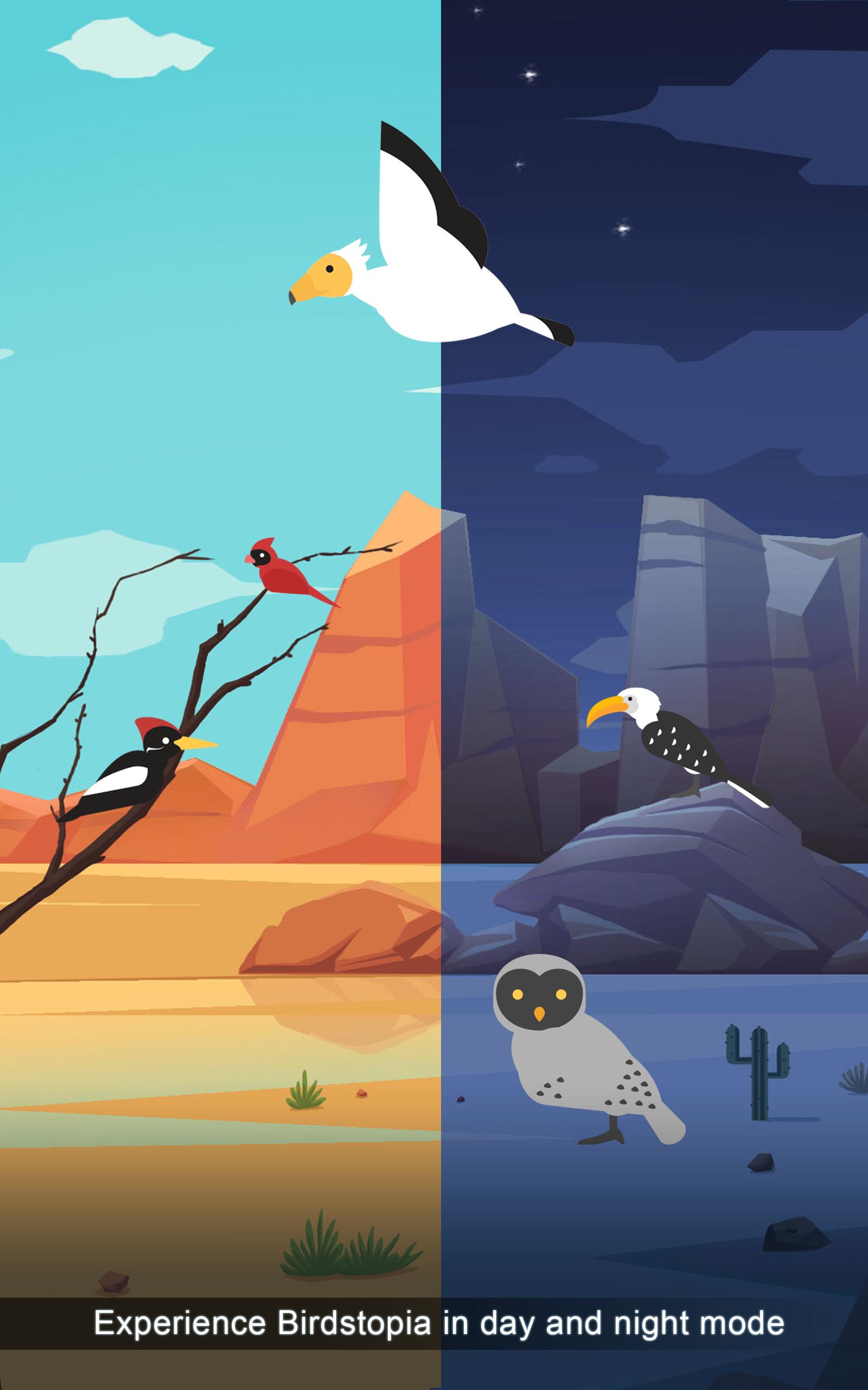 Birdstopia - Idle Bird Clicker Oasis游戏截图