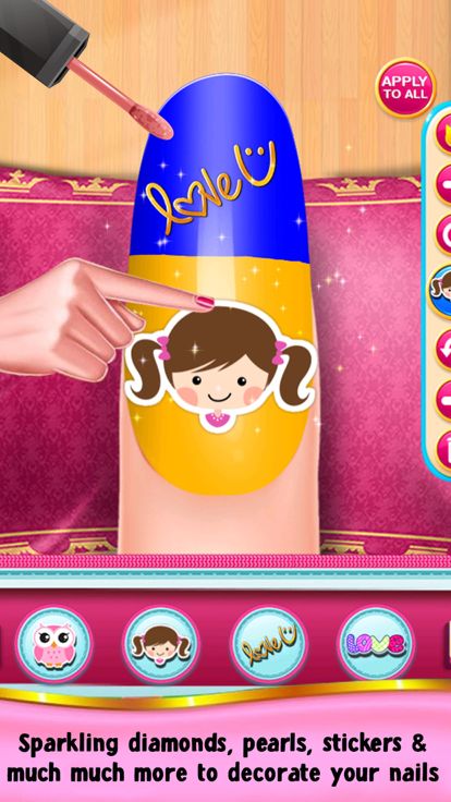 Fashion Beauty 3d Nail Art Salon游戏截图