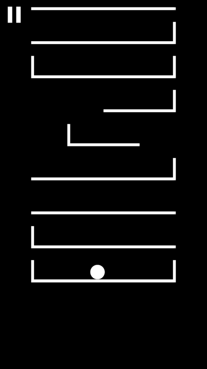 跳跃的白球游戏截图