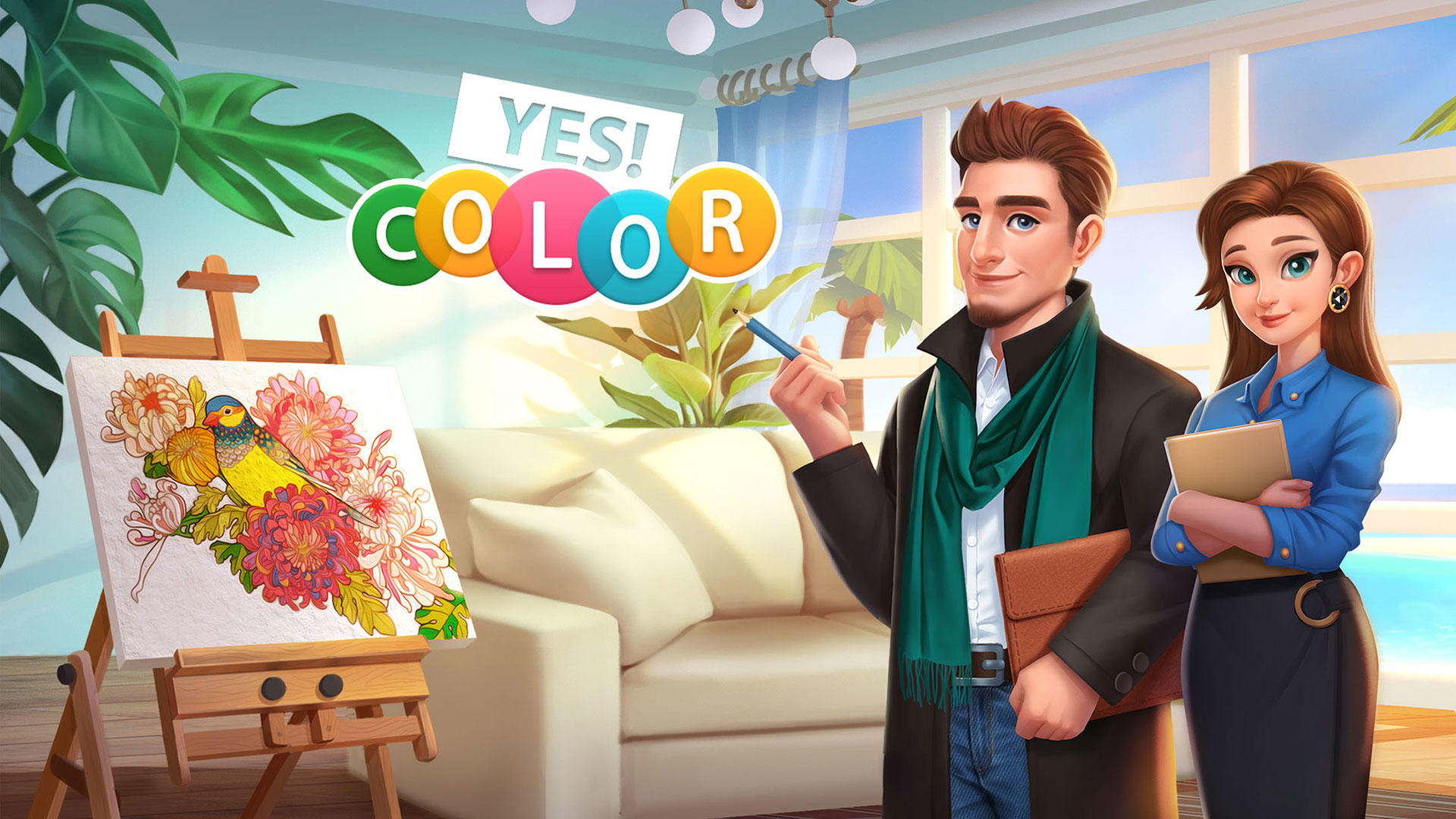 Yes Color! Paint Makeover & Color Home Design游戏截图