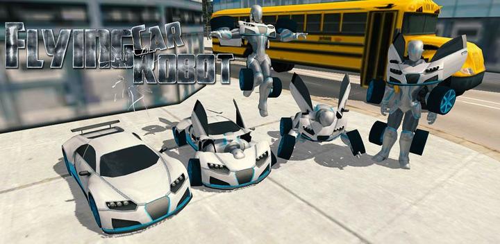 Flying Car Robot Flight Drive Simulator Game 2017游戏截图