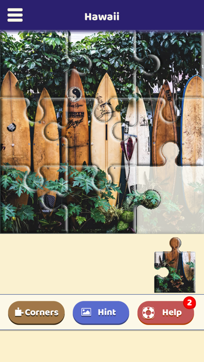 Hawaii Sightseeing Puzzle游戏截图