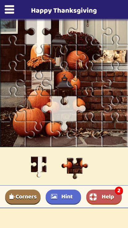 Happy Thanksgiving Puzzle游戏截图