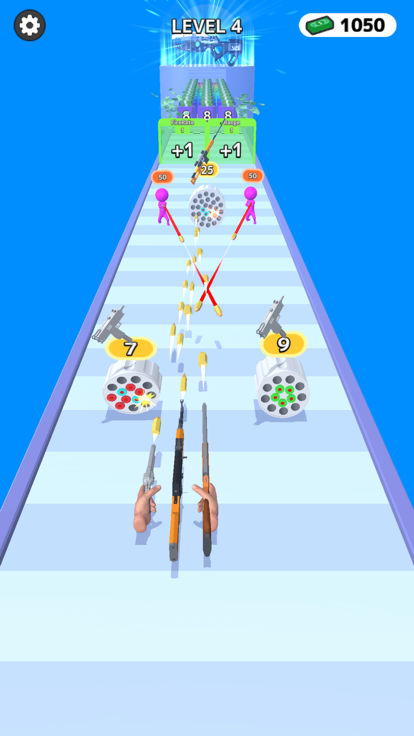 Gun Collect March: Shooting游戏截图