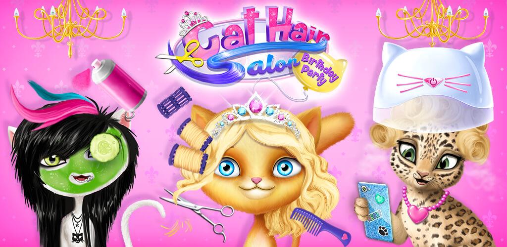 Cat Hair Salon Birthday Party游戏截图