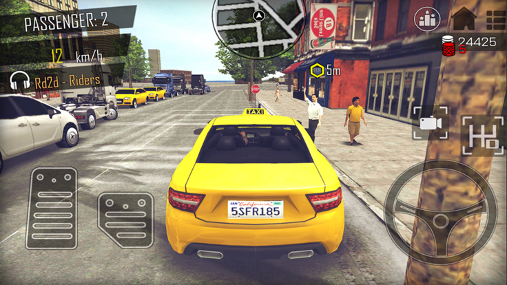 开放世界-疯狂模拟出租车 3D 最疯狂逼真的模拟游戏游戏截图