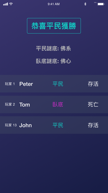 誰是臥底(香港版)游戏截图
