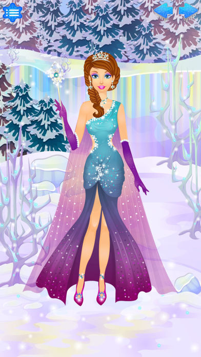 Snow Queen Salon - Frosted Princess Makeover Game游戏截图