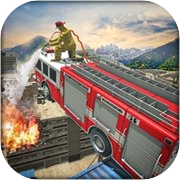 Fire Truck Stunt Racing Games