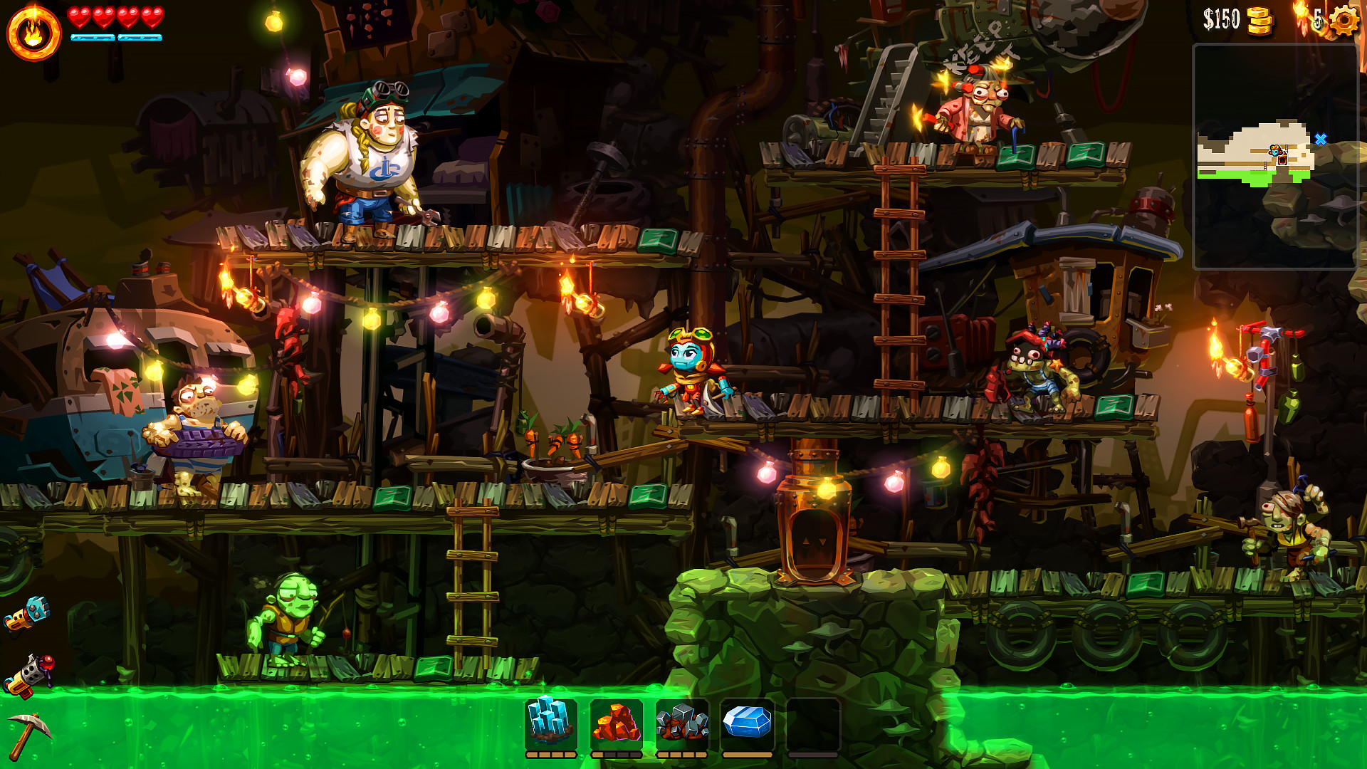 SteamWorld Dig 2游戏截图