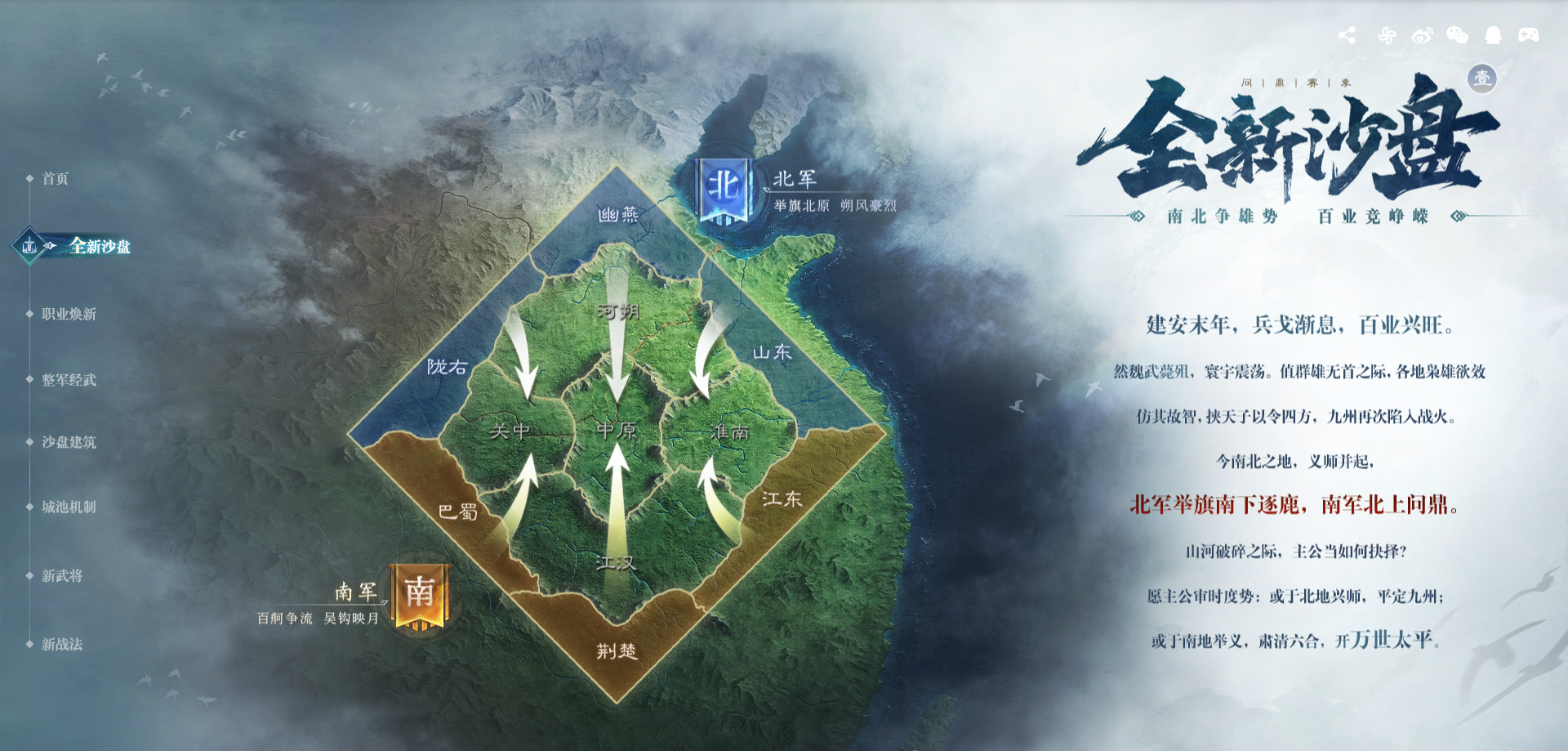 【全新沙盘】南北争锋 百业峥嵘