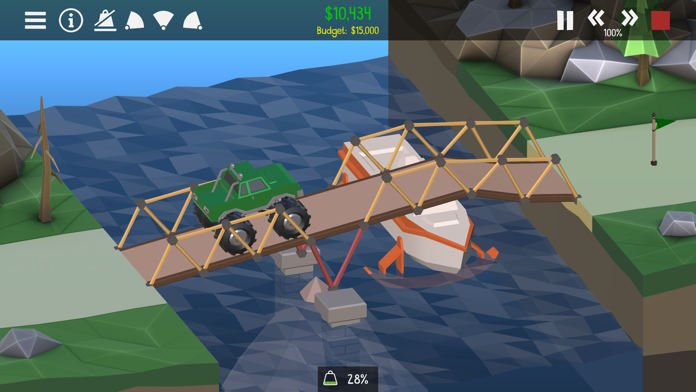 Poly Bridge 2游戏截图