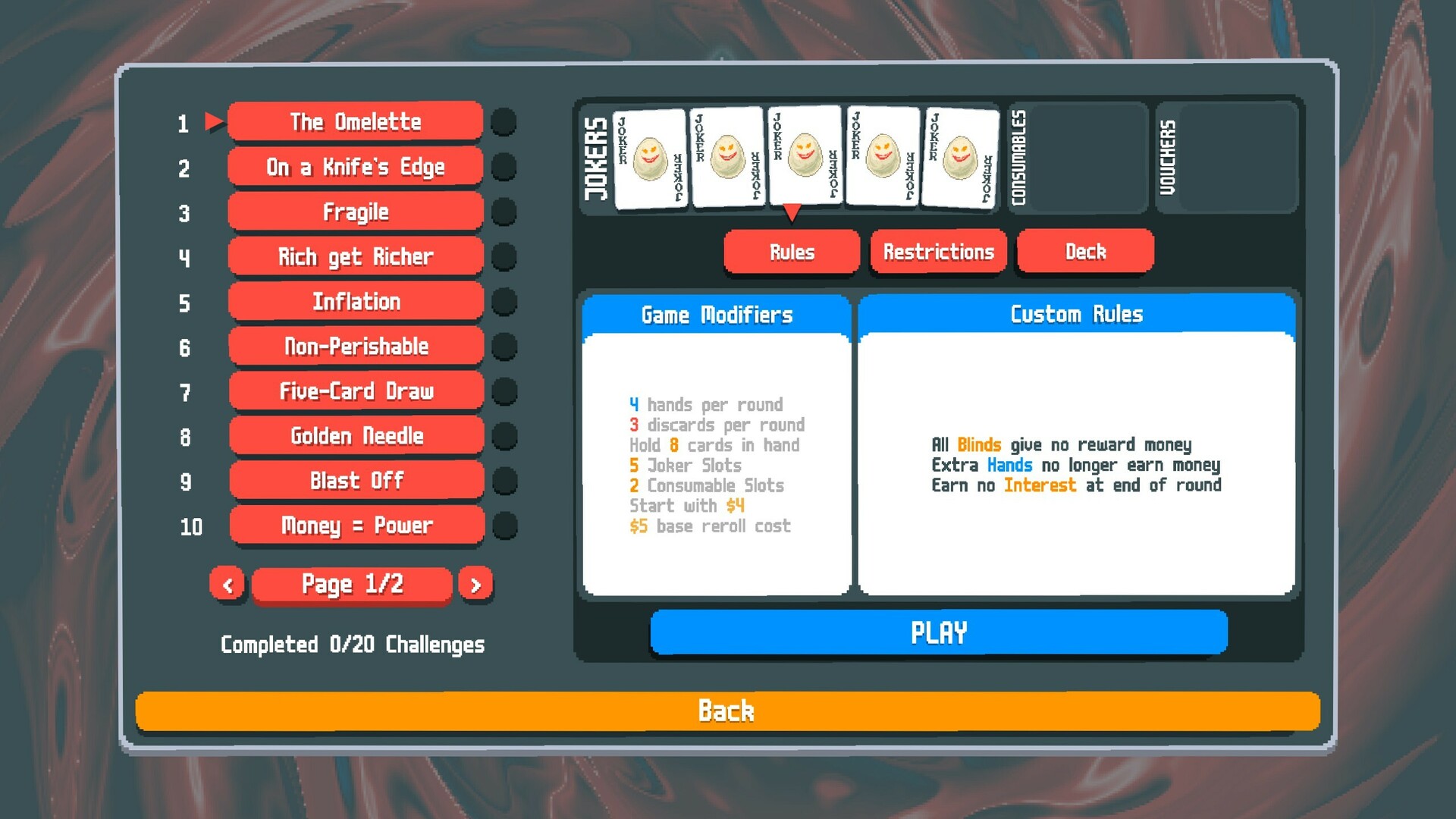 小丑牌游戏截图