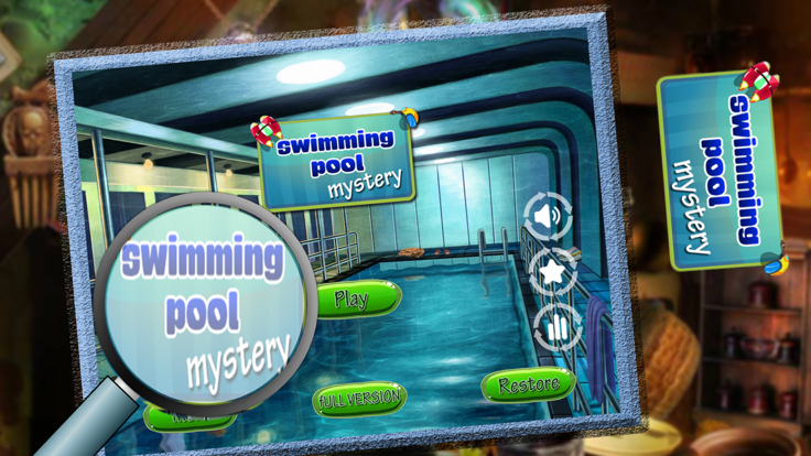 Swimming Pool Mystery Search Hidden Objects Game游戏截图
