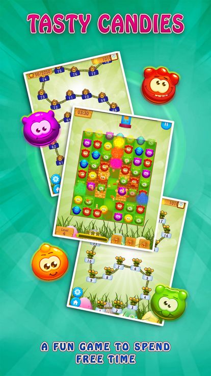 Tasty Candies: Match 3 Puzzle游戏截图